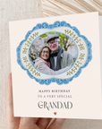 Ornate Frame Photo Birthday Card