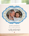 Ornate Frame Photo Birthday Card