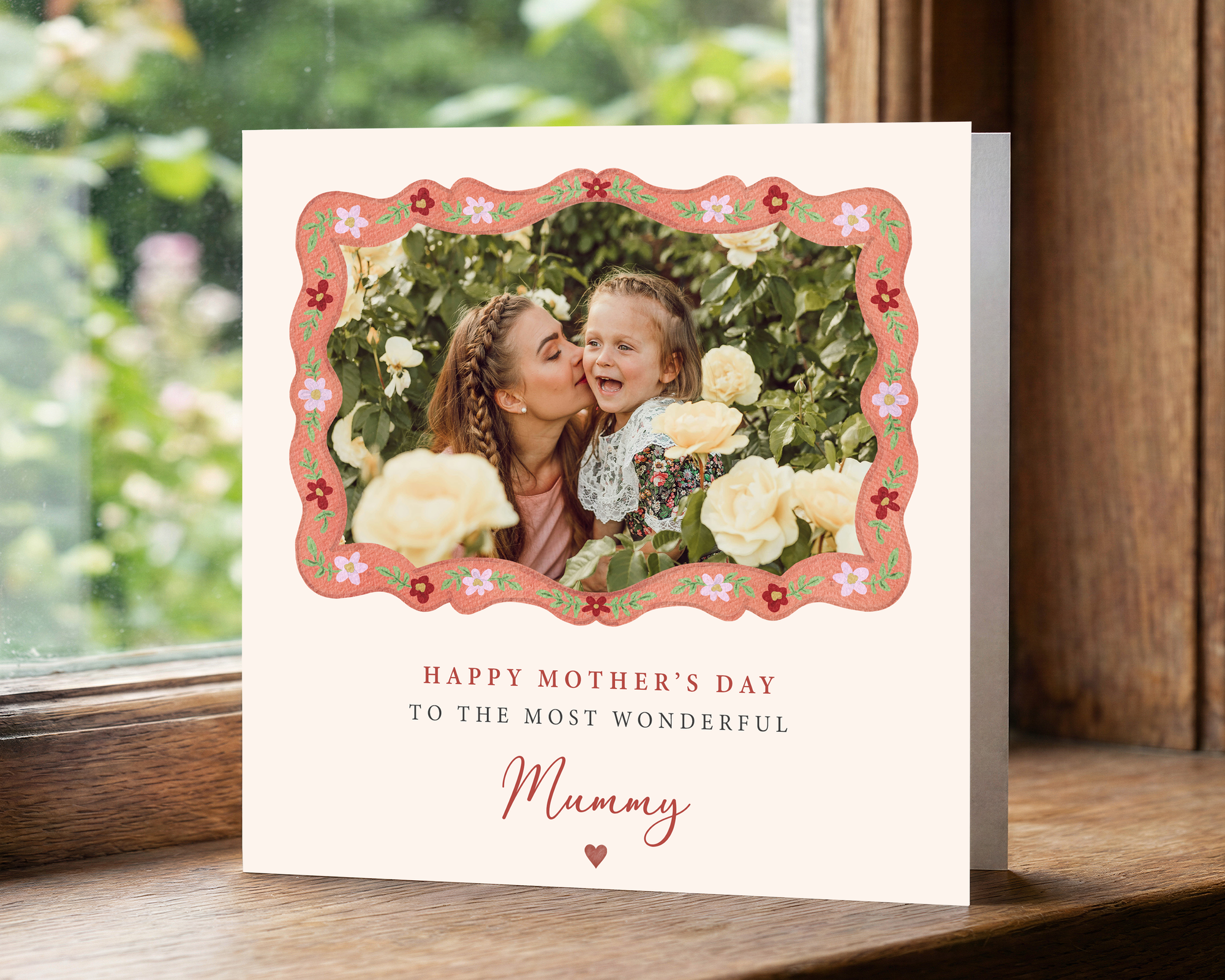 Floral Mother's Day Photo Card